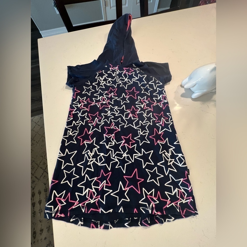 ACTIVE HOODIE Pink and blue stars size 10